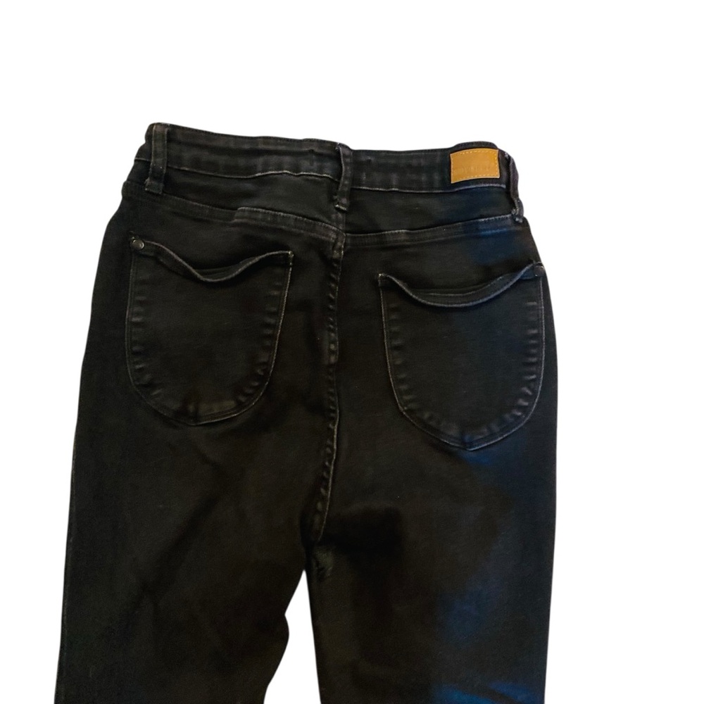 ⭐️ Judy Blue Black Skinny Fit Jeans Raw Hem - Picture 4 of 8